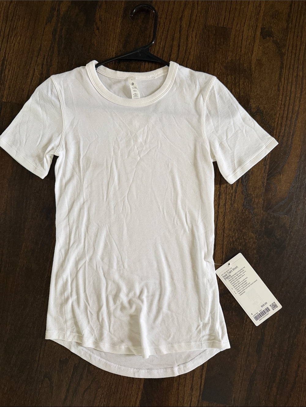 lululemon athletica White Short Sleeve Crew Tee